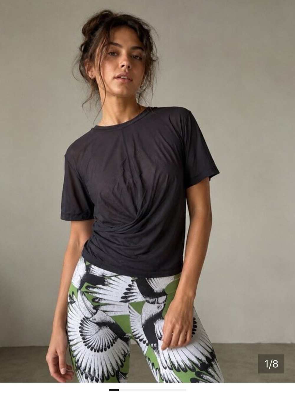 Lululemon Tee 2 Yoga Mesh Reversible Y2K Streetwear Sporty Athleisure